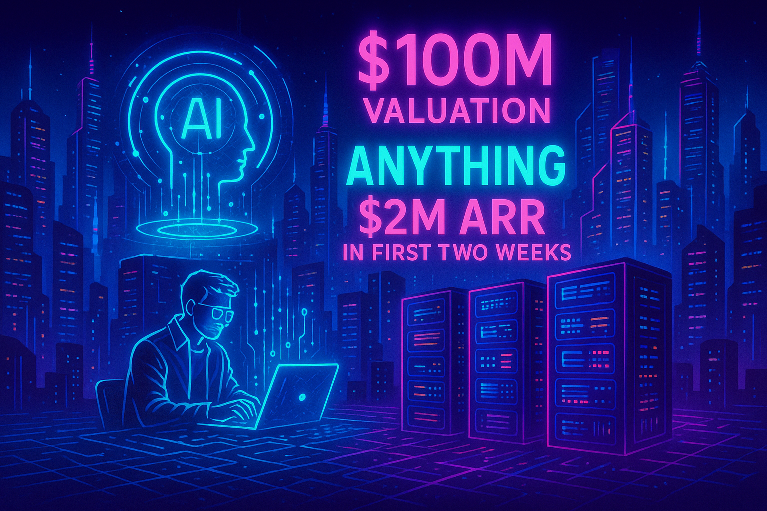 Vibe-coding startup Anything ظرف دو هفته به ارزش 100 میلیون دلار رسید